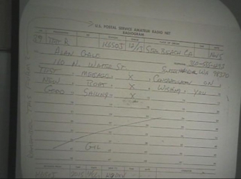 U.S. Postal Radiogram