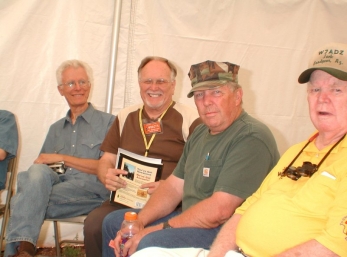Williams Aten Meeting July 2006 L to R Gene w7fsx, Grant wb6ots, Rich nn7d, and Jack w7adz